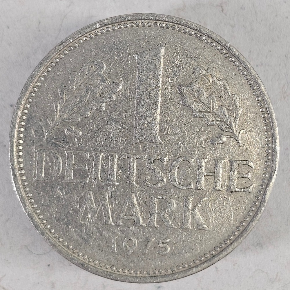 1975 G West Germany 1 Deutsche Mark Coin